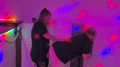 Pegging Doggy With A Huge Dildo At The Party - Germany on vidfreenow.com