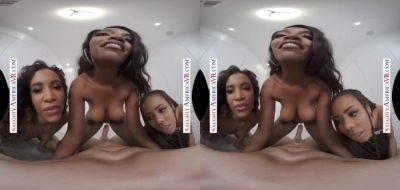 POV Foursome with Daya Knight, Demi Sutra, and Kira Noir, Share YOUR Cock - Daya knight on vidfreenow.com