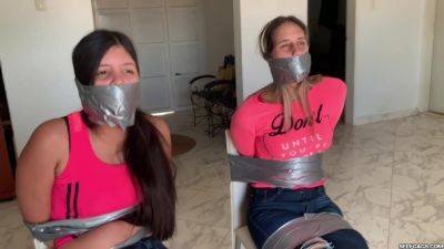 Bratty Online Bullies Bound And Gagged By An Angry Milf! on vidfreenow.com