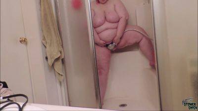 Ssbbw Caught Cumming In Shower 6 Min on vidfreenow.com