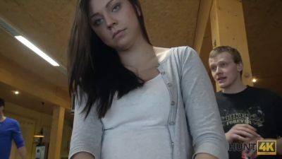 Hot brunette pornstar gets paid to suck and fuck for cash while BF watches in POV - Czech Republic on vidfreenow.com