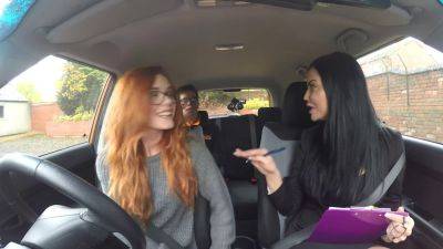 Jai James & Ryan Ryder teach hot ebony babe how to drive with their massive black boobs - Britain on vidfreenow.com