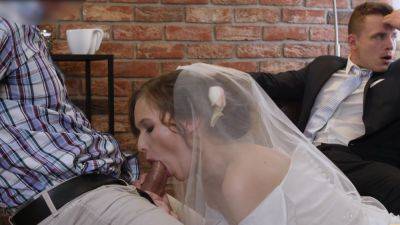 Bride rides father-in-law's dick and swallows in the end on vidfreenow.com