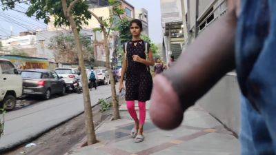 Flashing my dick at metro station - India on vidfreenow.com