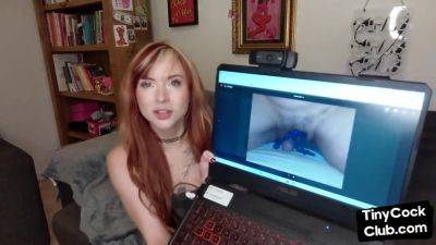 SPH solo babe with coloredhair talks dirty about small dicks - Britain on vidfreenow.com