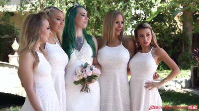 Appealing babes turn wedding party into loud orgy on vidfreenow.com