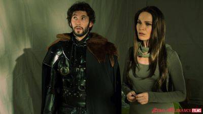 John Snow fucks her brains out and comes on her tits on vidfreenow.com