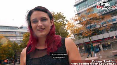 German Redhead Slut meet and fuck dating on Public Street - Germany on vidfreenow.com