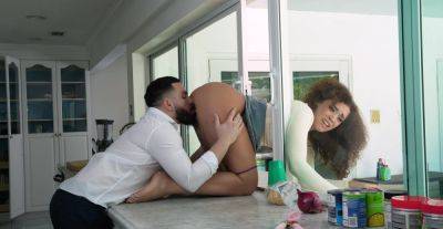 Ass licked and soaked in sperm after precious interracial on vidfreenow.com