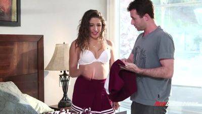 My Sister the Cheerleader: A James Deen & Abella Danger Encounter on vidfreenow.com