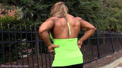 Maria Segura Female Muscle on vidfreenow.com