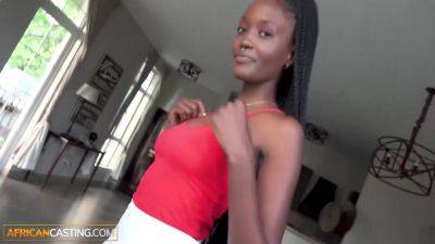 Skinny Natural Ebony Babe Enjoys Model Casting With Bwc on vidfreenow.com