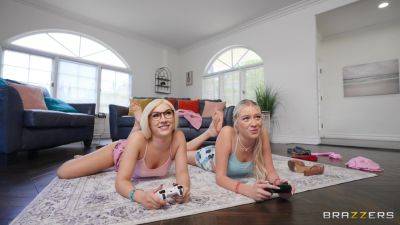 Nerdy young blonde has other planes with her sister's new boyfriend on vidfreenow.com