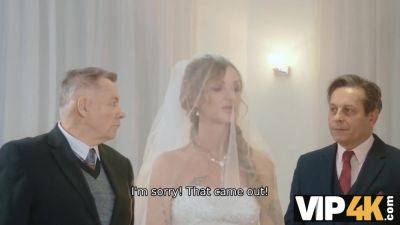 VIP4K. Olivia Sparkle in a wedding dress and veil caught on camera fucking - Czech Republic on vidfreenow.com