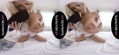 Super Busty Blonde Natalie Cherie (ASMR Solo Fetish With Nathaly VR - Nataly Cherie) on vidfreenow.com