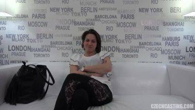 Mellow Czech Brunette in Casting - Czech Republic on vidfreenow.com