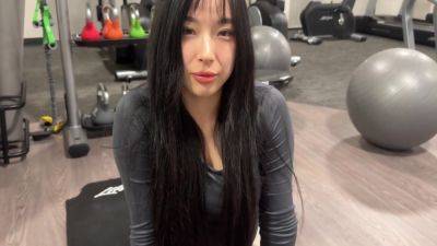 No Nut November Failure Cute Asian Gym Girl on vidfreenow.com