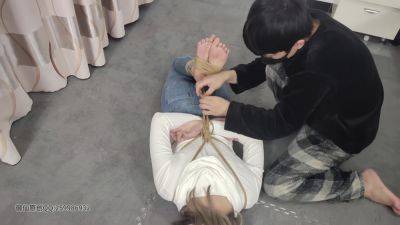 Girl Hogtied And Breathplay - Japan on vidfreenow.com