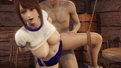 3D Asian suspended babe from Honey Select 2 video game gets fucked hard on vidfreenow.com