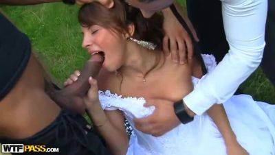 Post-Wedding Outdoor Adventure: Anal, Facial & DP with Sergei, Eric & Lupe Burnett on vidfreenow.com