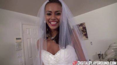 Janice Griffith's wedding dress will get you hard & ready for a wild anal session! on vidfreenow.com