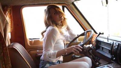 Ashley Lane in Outdoor Car Fantasy on vidfreenow.com