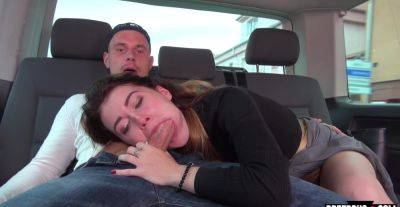 Big cumshot on her face after she tries intense backseat porno - Czech Republic on vidfreenow.com