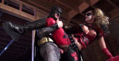 DC series with Batman tearing Harleyqueen's pussy in insane positions on vidfreenow.com