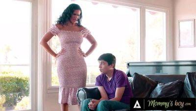 Naughty Stepson Gets Disciplined by Hot Stepmom Penny Barber on vidfreenow.com