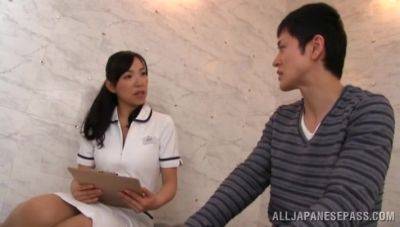 Asian with generous boobs fucked by a horny patient and soaked in sperm - Japan on vidfreenow.com