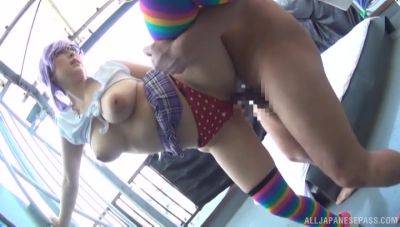 Sweet ass blonde with huge tits fucked in real Japanese cosplay - Japan on vidfreenow.com