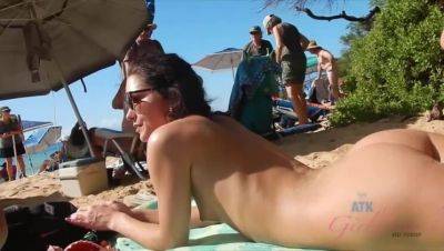 Zoe Bloom's Day Out at the Nude Beach - Amateur Pov on vidfreenow.com