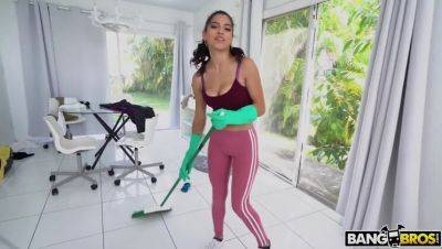 Gabriela Lopez: A Clean Fuck with Her Big Tits and Ass - POV Teen Latina on vidfreenow.com