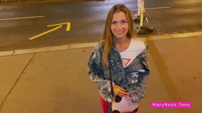 Teen 18+ Takes The Biggest Dick Of Favourite Pornostar In Public - Mary Rock on vidfreenow.com