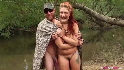 Jack and the Redhead: An Outdoor Adventure with BTS & Big Tits on vidfreenow.com