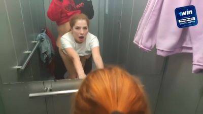 Babbylittle - Sex In The Elevator With A Neighbor. Deep Blowjob on vidfreenow.com