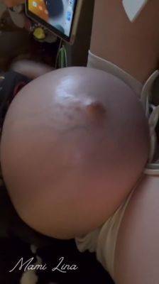 Linas Growing Massive Belly Throughout Her 2022 Pregnancy on vidfreenow.com