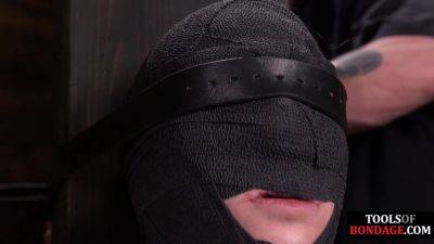 Sensory deprivation bitch caned on vidfreenow.com