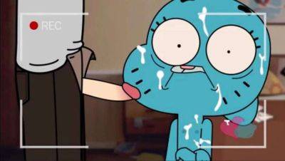 Uncensored Gumball Toon Action: Blowjob & Handjob 3D Hentai on vidfreenow.com