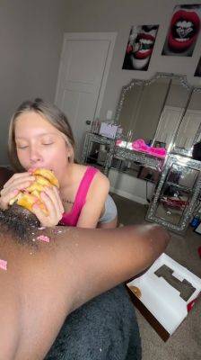 He Buss 3 Nuts Bbc & Donuts For Breakfast on vidfreenow.com