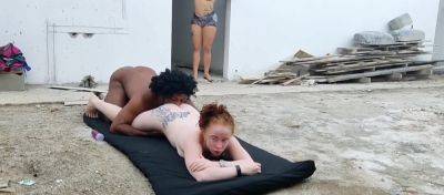 I Was Accompanying My Friend When She Was Going To Give It To Her Boyfriend At The Construction Site And I Had Sex With Him Too - Brazil on vidfreenow.com