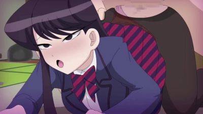 Komi-san gets anal creampie from a fat bastard with a big dick on vidfreenow.com