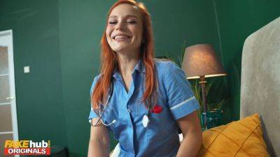 Clemence audiard, the perfect nurse, has to take a sperm sample from a hot patient on vidfreenow.com