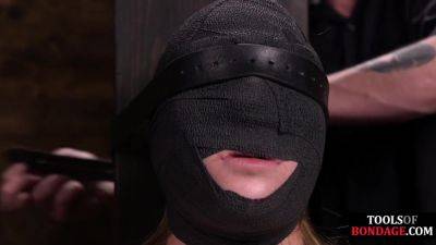 Sensory deprivation bitch caned on vidfreenow.com