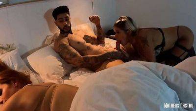 Wedding Night Blowjob: Lucy Deville and Matheus Castro on vidfreenow.com