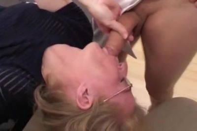 An Old And Horny German Lady Gets Smashed By Two Doctors - Germany on vidfreenow.com