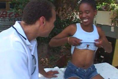 Skinny teen 18+ Got Destroyed In The Backyard on vidfreenow.com