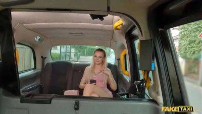 Fake Cab Driver Gets Intimate with Blonde Social Media Star and Her Small Breasts - Czech Republic on vidfreenow.com