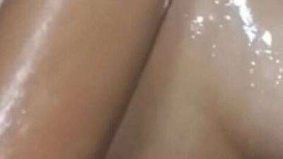 Latina Teen 18: Stunning College Girl Bathing After Anal Play. Genuine Home Video on vidfreenow.com