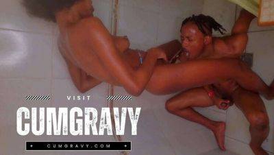 Jamaican Couple's Shower Explicit Encounters - Jamaica on vidfreenow.com